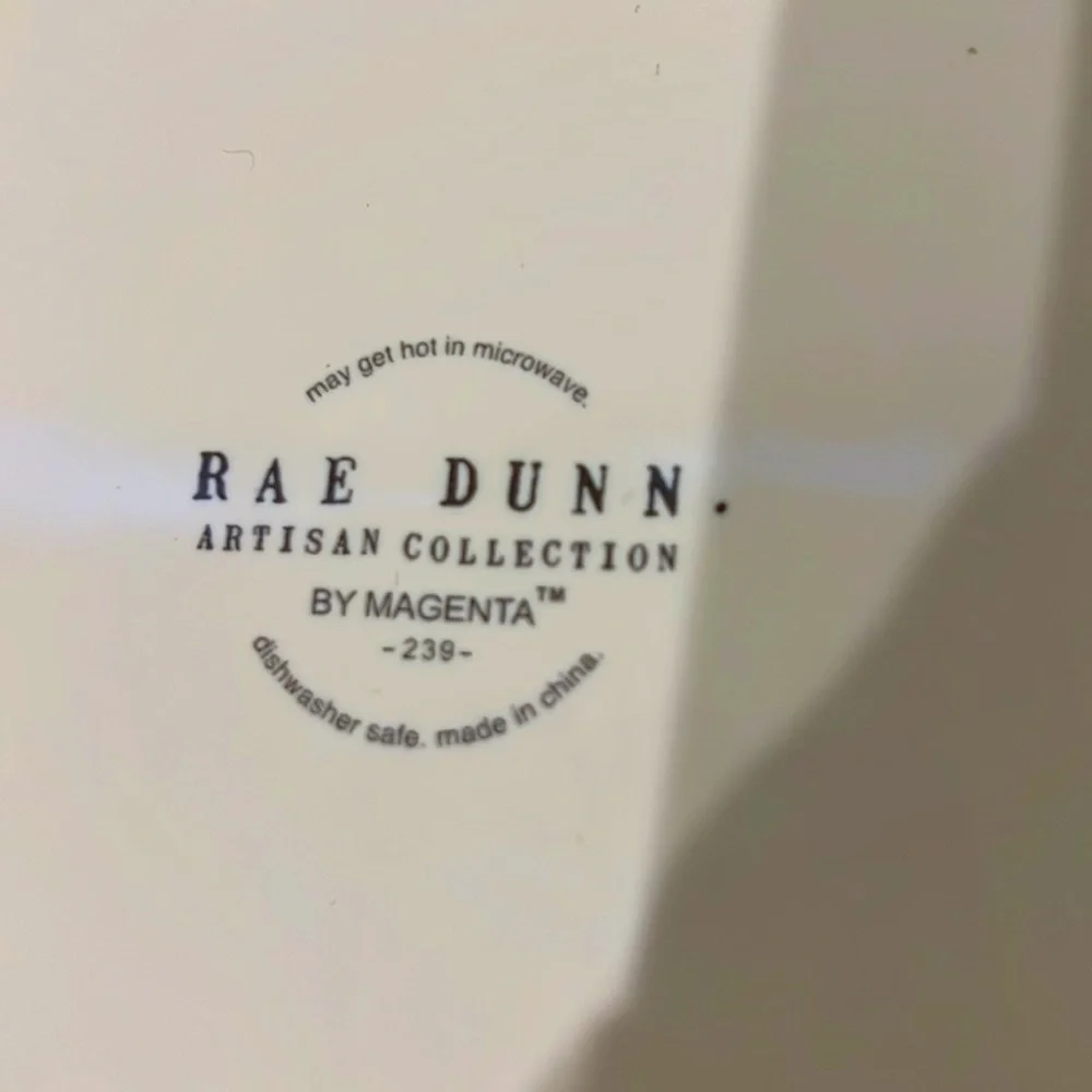 Rae Dunn Dog Bowl Bon Appetit 8” Across